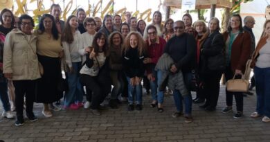 Idosos de Ermo prestigiaram o Encontro Regional de idosos na V Polvilhana em Santa Rosa do Sul