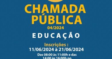 Chamada Pública – 04/2024 – Educação