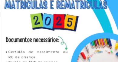 Matrículas e Rematrículas abertas para o ano de 2025 na E.E.B.M. João Moro